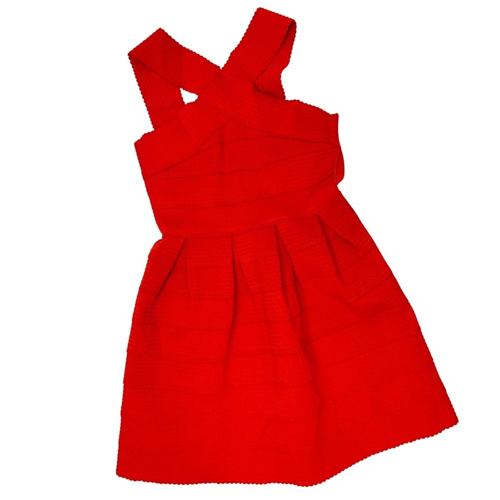 Red Aline bodycon dress